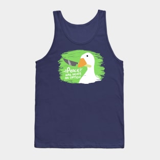 Peace was never an option Tank Top